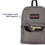 תיק ג'נספורט למחשב נייד אפור גרפיט Jansport Superbreak Plus Graphite Grey