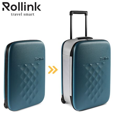 מזוודת טרולי עלייה למטוס מתקפלת ROLLINK FLEX VEGA 21