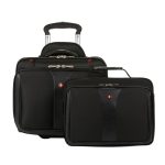 תיק גלגלים למחשב עד "17 + תיק נוסף נשלף למחשב 15.6״ SWISS WENGER Patriot