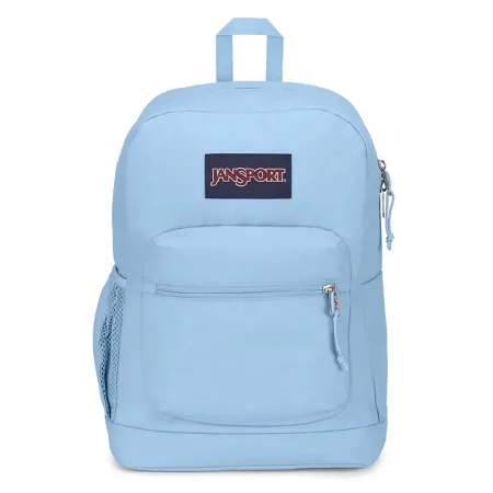 תיק גב ג׳נספורט קרוסטאון צבע תכלת Jansport crosstown Plus Blue Dusk